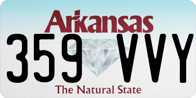 AR license plate 359VVY