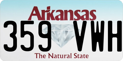 AR license plate 359VWH