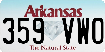 AR license plate 359VWO