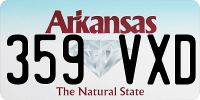 AR license plate 359VXD