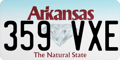 AR license plate 359VXE