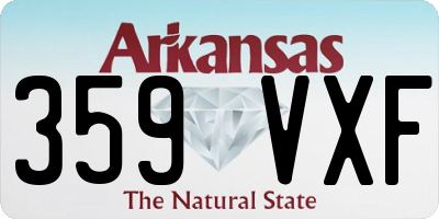 AR license plate 359VXF