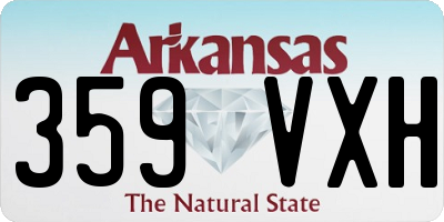 AR license plate 359VXH
