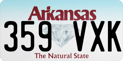 AR license plate 359VXK