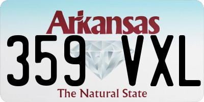 AR license plate 359VXL