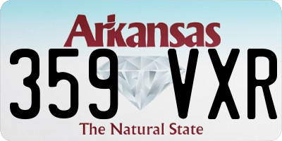 AR license plate 359VXR