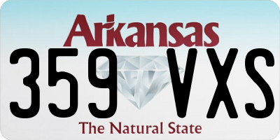 AR license plate 359VXS