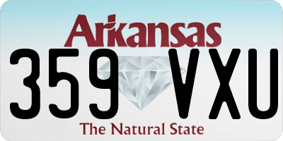 AR license plate 359VXU