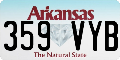 AR license plate 359VYB