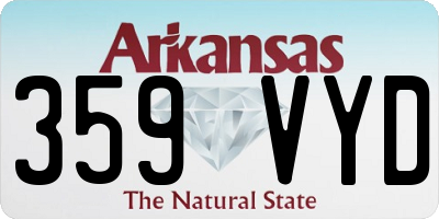 AR license plate 359VYD