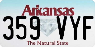 AR license plate 359VYF