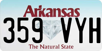 AR license plate 359VYH