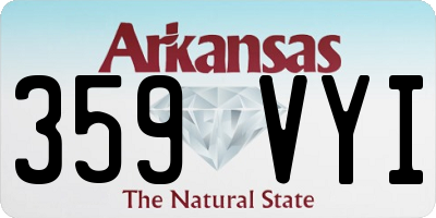 AR license plate 359VYI