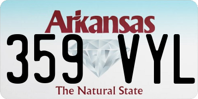 AR license plate 359VYL