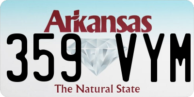 AR license plate 359VYM