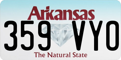 AR license plate 359VYO