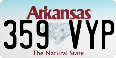 AR license plate 359VYP