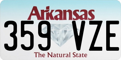AR license plate 359VZE