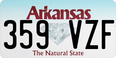 AR license plate 359VZF