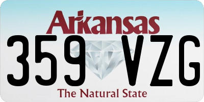 AR license plate 359VZG