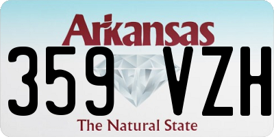 AR license plate 359VZH
