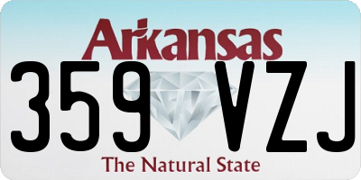 AR license plate 359VZJ