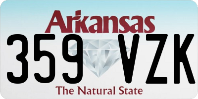 AR license plate 359VZK