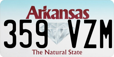 AR license plate 359VZM