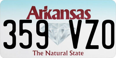 AR license plate 359VZO