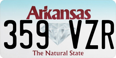 AR license plate 359VZR