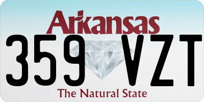AR license plate 359VZT