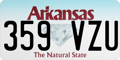 AR license plate 359VZU