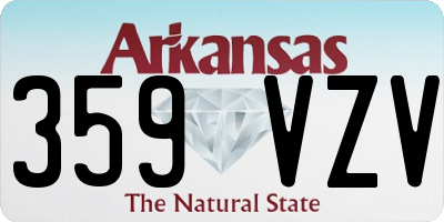 AR license plate 359VZV