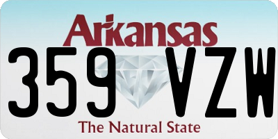AR license plate 359VZW