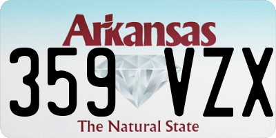 AR license plate 359VZX