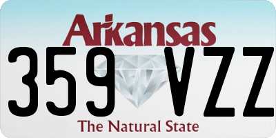 AR license plate 359VZZ