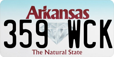 AR license plate 359WCK