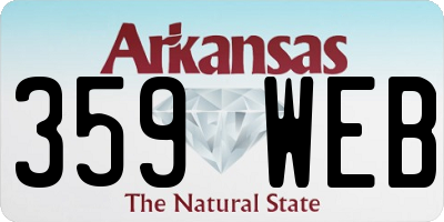 AR license plate 359WEB
