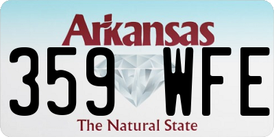 AR license plate 359WFE