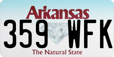 AR license plate 359WFK