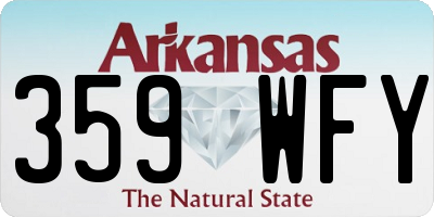 AR license plate 359WFY