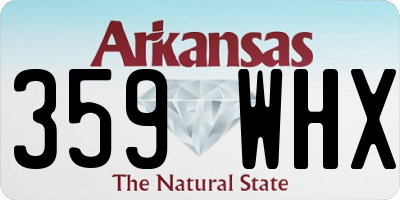 AR license plate 359WHX