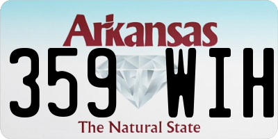 AR license plate 359WIH