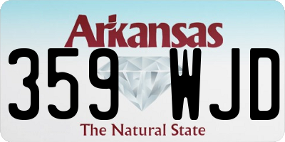 AR license plate 359WJD