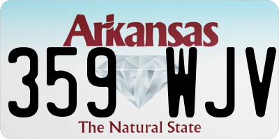 AR license plate 359WJV
