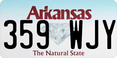 AR license plate 359WJY