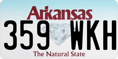 AR license plate 359WKH