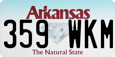 AR license plate 359WKM