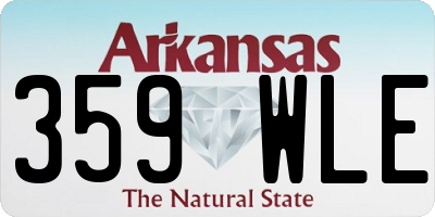 AR license plate 359WLE
