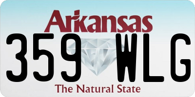 AR license plate 359WLG